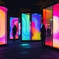 colorful-display-lights-that-are-lit-up